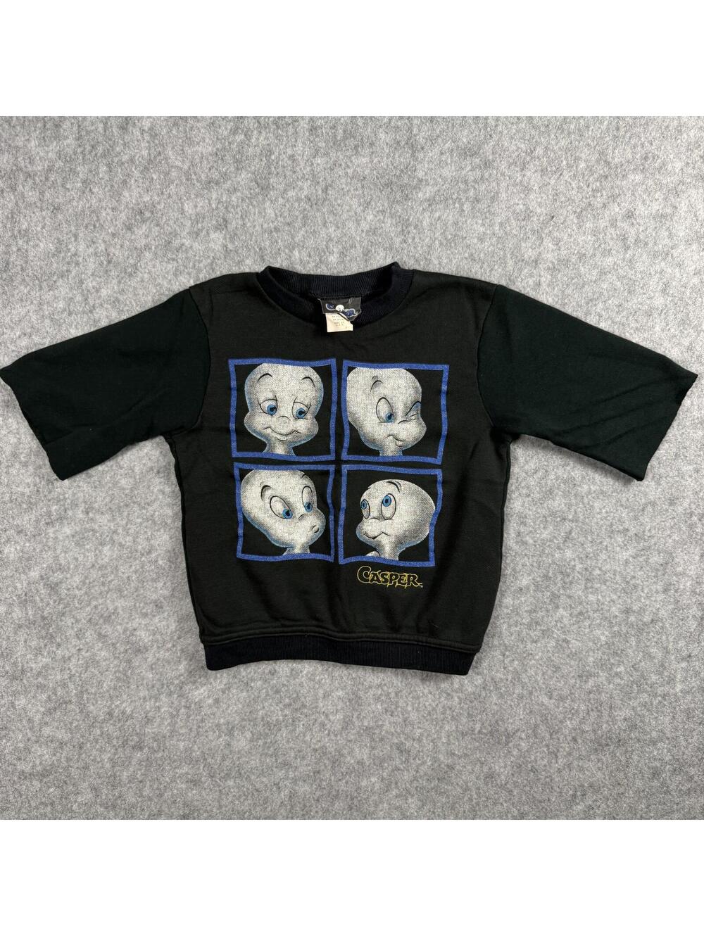 Casper the Friendly Ghost Sweatshirt Black Character Graphic L(7)